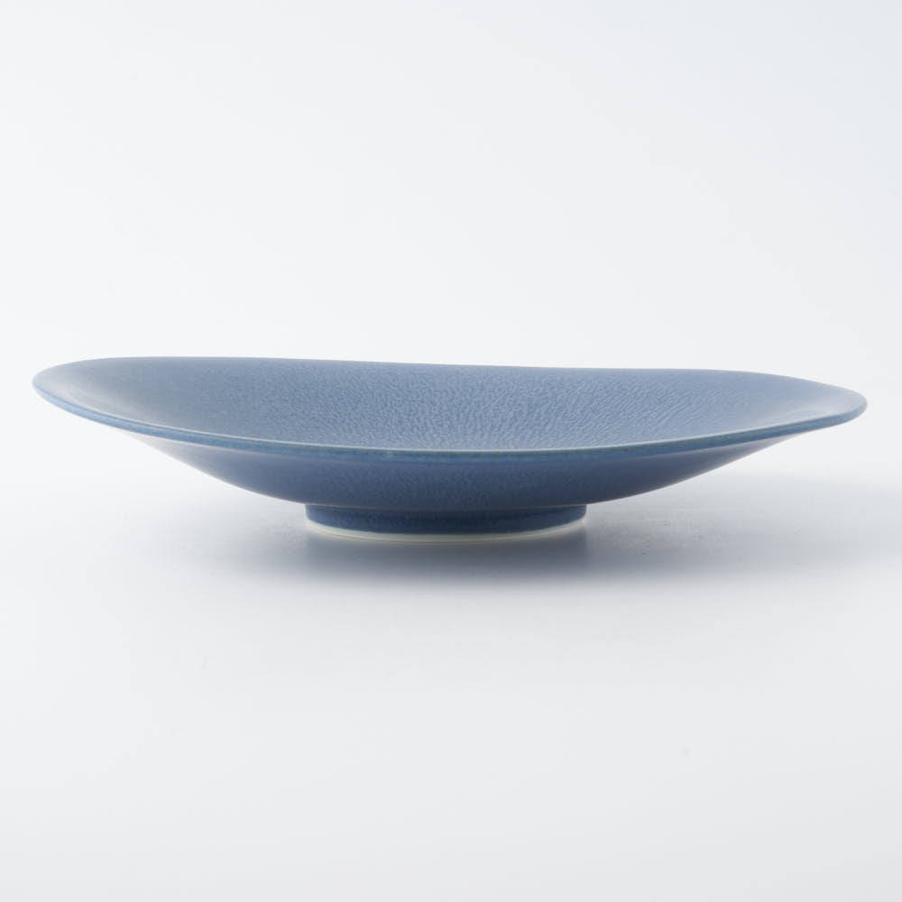 POTPURRI Glanta Plate M Blue POTPURRI 陶磁器作家もの
