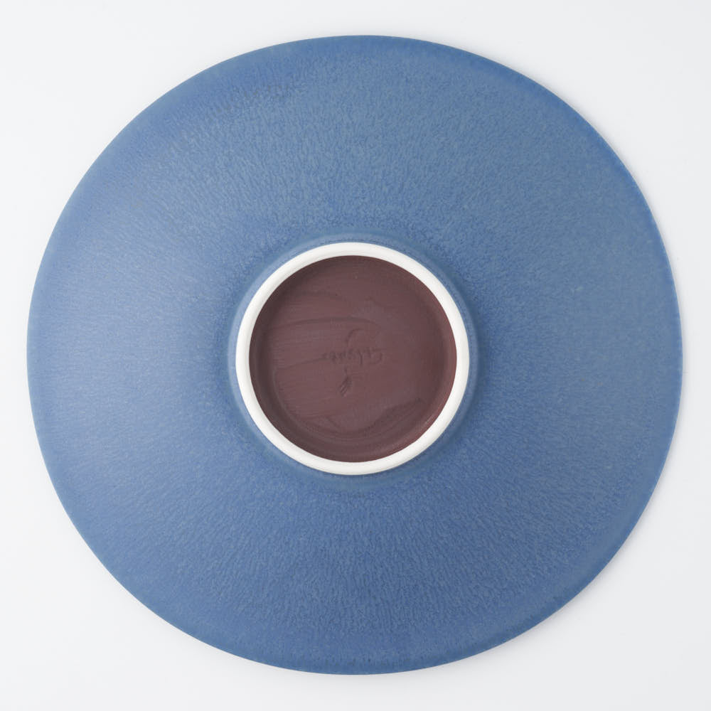 POTPURRI Glanta Plate M Blue POTPURRI 陶磁器作家もの