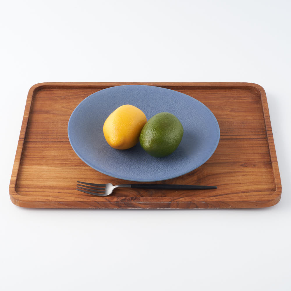 POTPURRI Glanta Plate M Blue POTPURRI 陶磁器作家もの