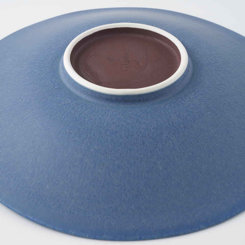 POTPURRI Glanta Plate M Blue POTPURRI 陶磁器作家もの