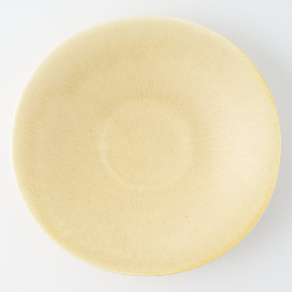 POTPURRI Glanta Plate M Yellow POTPURRI 陶磁器作家もの
