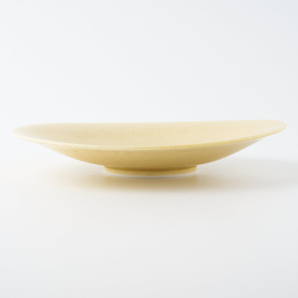 POTPURRI Glanta Plate M Yellow POTPURRI 陶磁器作家もの