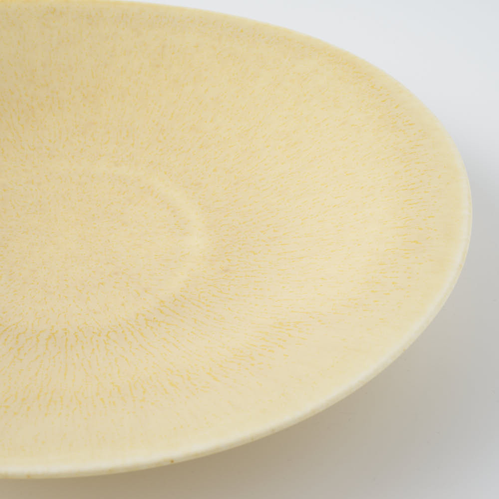 POTPURRI Glanta Plate M Yellow POTPURRI 陶磁器作家もの