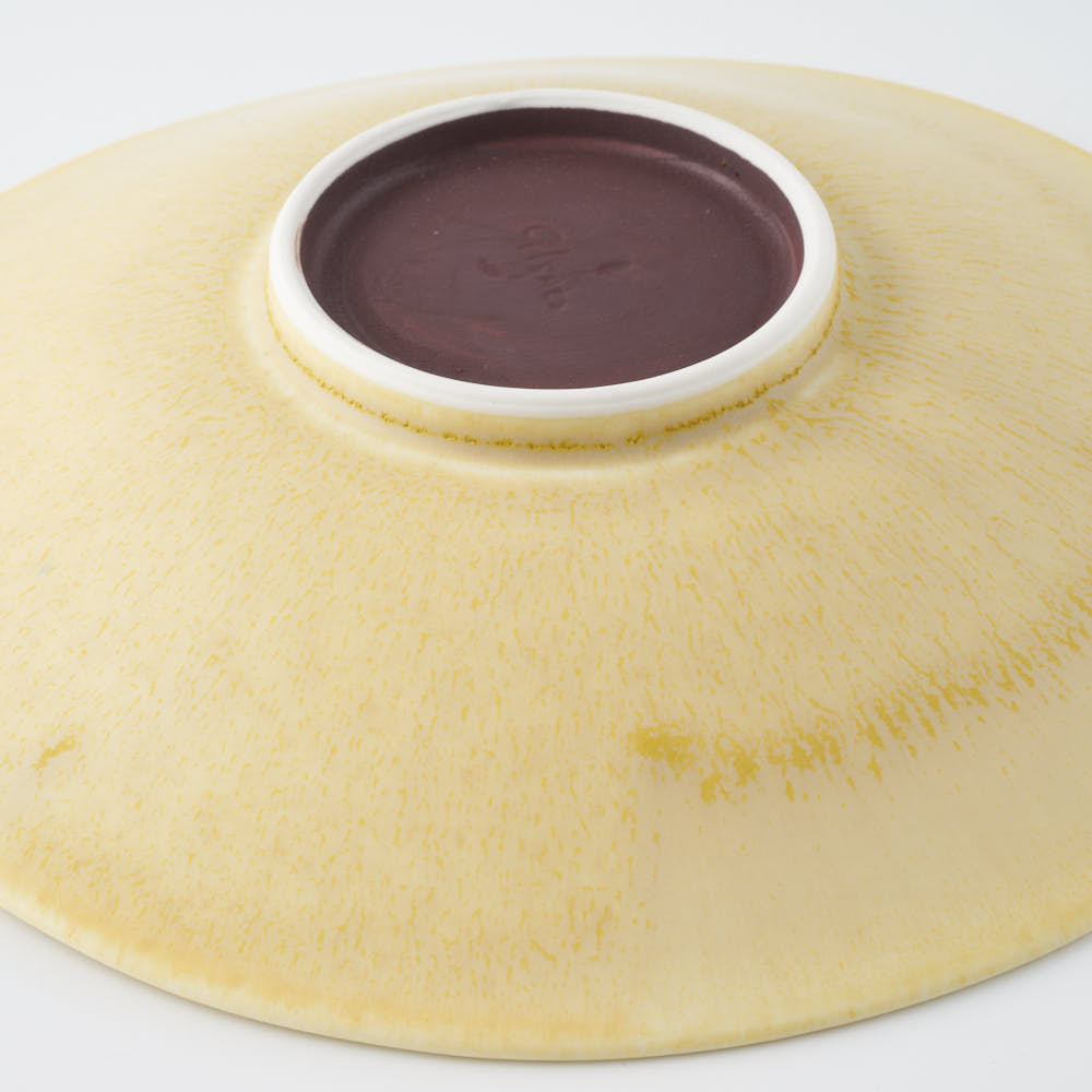 POTPURRI Glanta Plate M Yellow POTPURRI 陶磁器作家もの