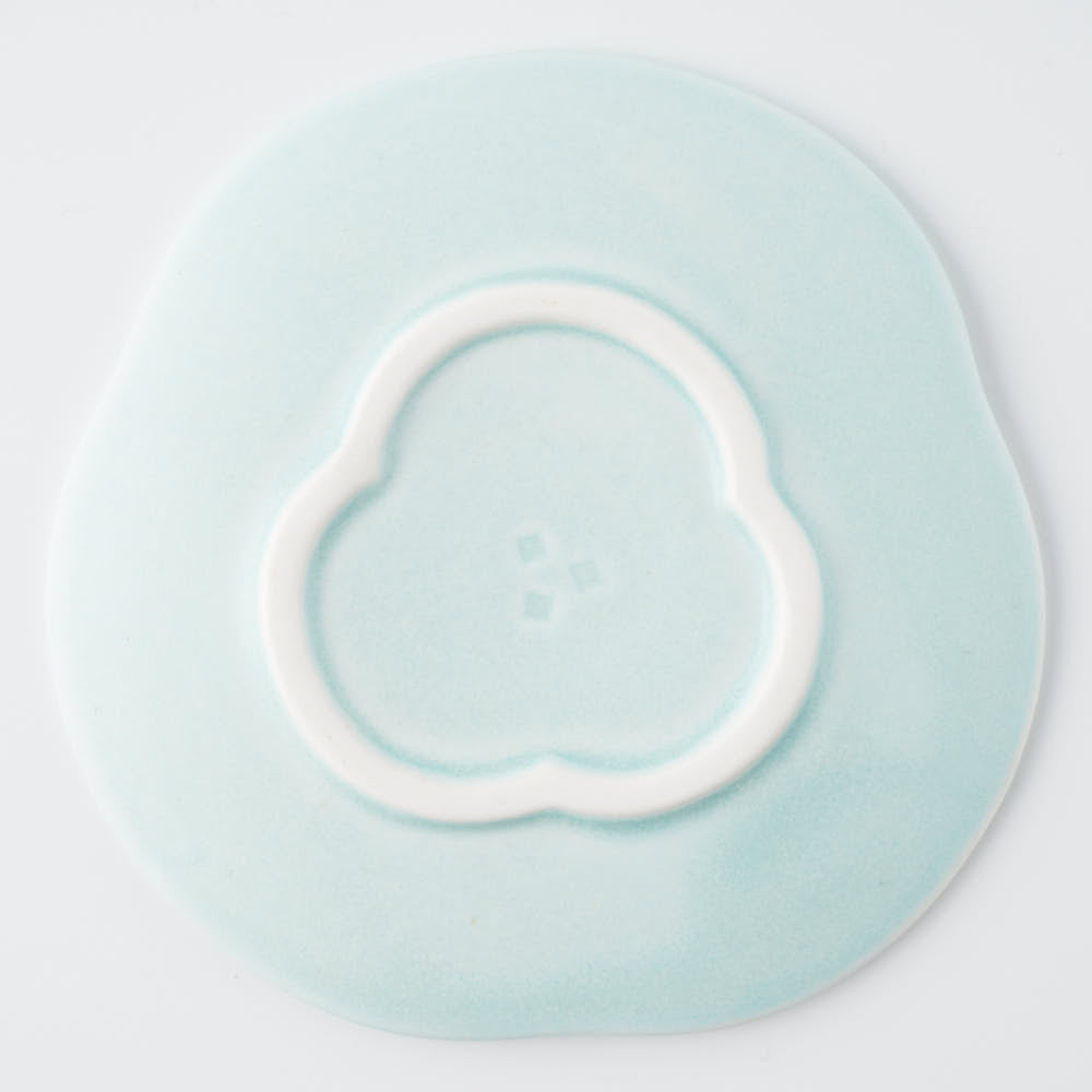 POTPURRI 三つ雲 水色 POTPURRI 陶磁器作家もの