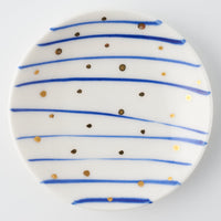 POTPURRI 金群青 川に光 POTPURRI 陶磁器作家もの