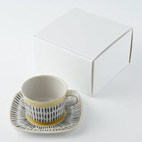 POTPURRI Fajans handpaint カップ&ソーサー Sunny Rain POTPURRI 陶磁器作家もの