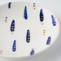 POTPURRI 金群青 雫に雨音 POTPURRI 陶磁器作家もの