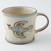 作家 マノメタカヒロ Blue birdマグカップ 作家 マノメタカヒロ 陶磁器作家もの