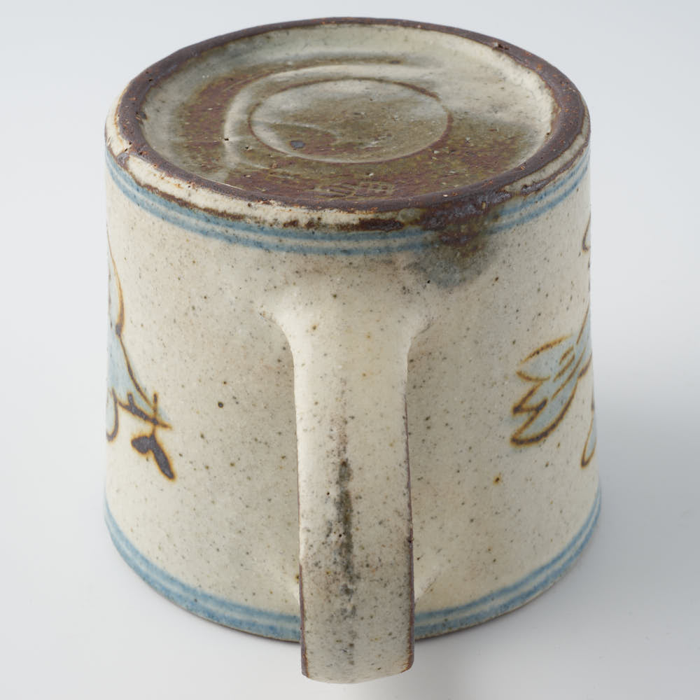 作家 マノメタカヒロ Blue birdマグカップ 作家 マノメタカヒロ 陶磁器作家もの