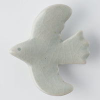 作家 マノメタカヒロ 鳥箸置き 白 作家 マノメタカヒロ 陶磁器作家もの