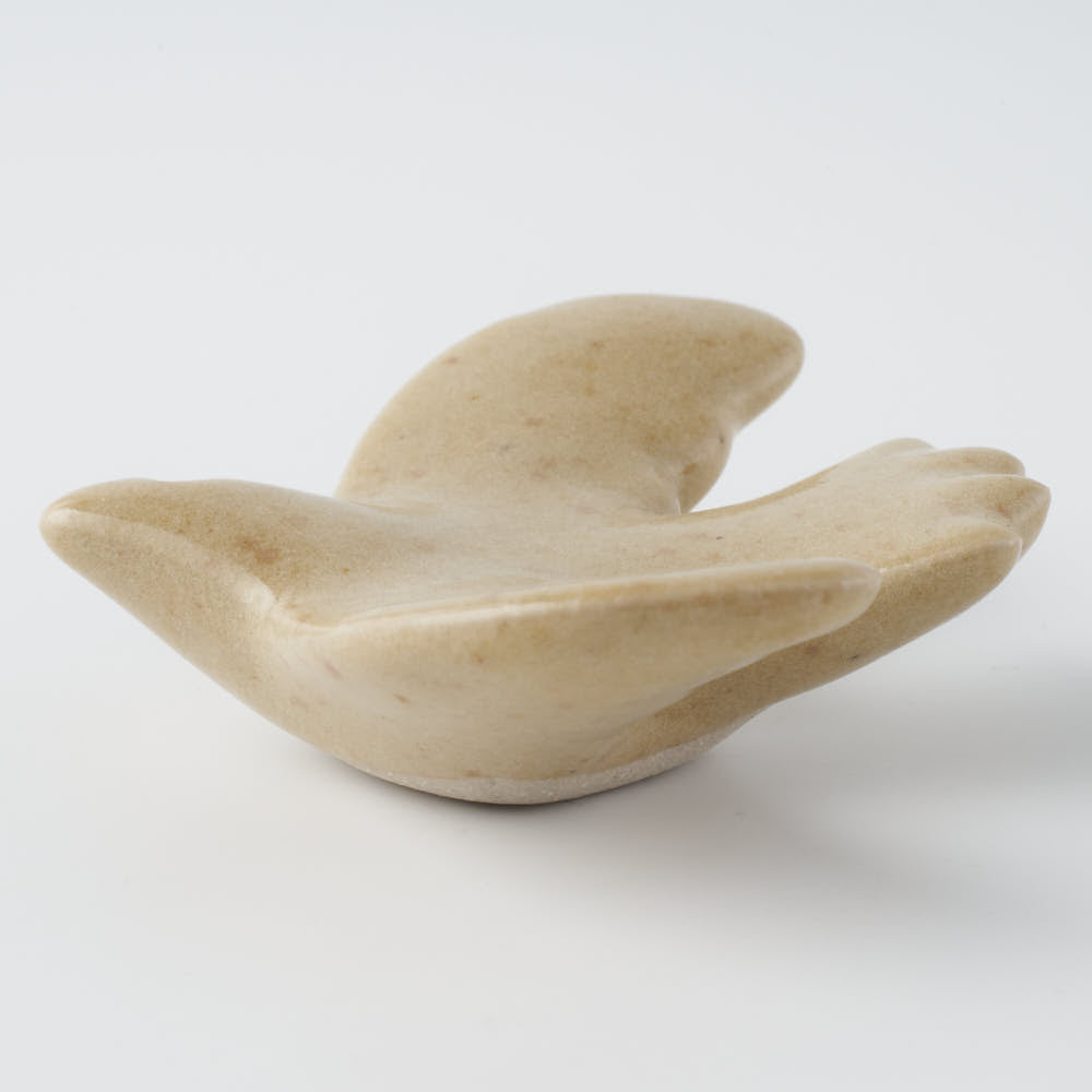 作家 マノメタカヒロ 鳥箸置き 黄 作家 マノメタカヒロ 陶磁器作家もの