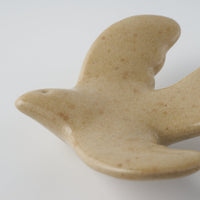 作家 マノメタカヒロ 鳥箸置き 黄 作家 マノメタカヒロ 陶磁器作家もの