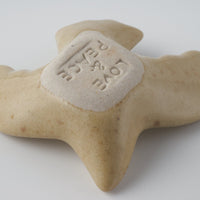 作家 マノメタカヒロ 鳥箸置き 黄 作家 マノメタカヒロ 陶磁器作家もの