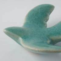作家 マノメタカヒロ 鳥箸置き 青 作家 マノメタカヒロ 陶磁器作家もの