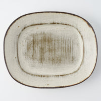 作家 マノメタカヒロ スクラッチ長方皿(大) 作家 マノメタカヒロ 陶磁器作家もの