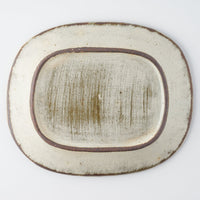 作家 マノメタカヒロ スクラッチ長方皿(大) 作家 マノメタカヒロ 陶磁器作家もの