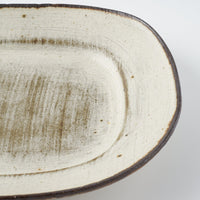 作家 マノメタカヒロ スクラッチ長方皿(大) 作家 マノメタカヒロ 陶磁器作家もの