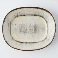 作家 マノメタカヒロ スクラッチ長方皿(小) 作家 マノメタカヒロ 陶磁器作家もの