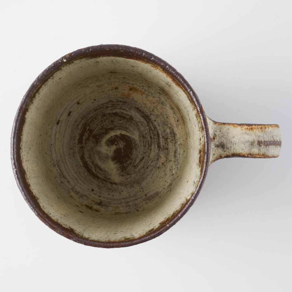 作家 マノメタカヒロ スクラッチツートンマグカップ 作家 マノメタカヒロ 陶磁器作家もの