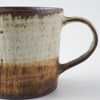 作家 マノメタカヒロ スクラッチツートンマグカップ 作家 マノメタカヒロ 陶磁器作家もの