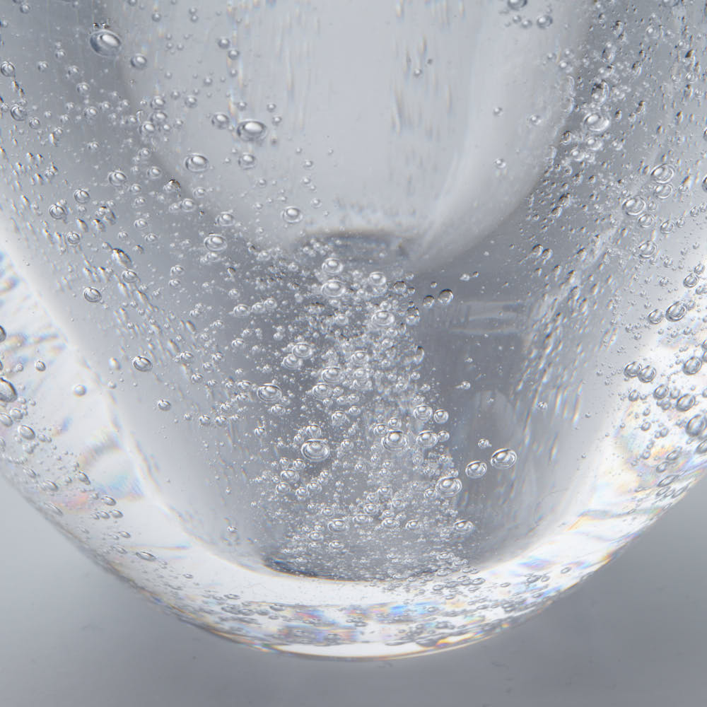 ガラス作家 村石信茂 水の球体(大) さざ波硝子店 ガラスもの