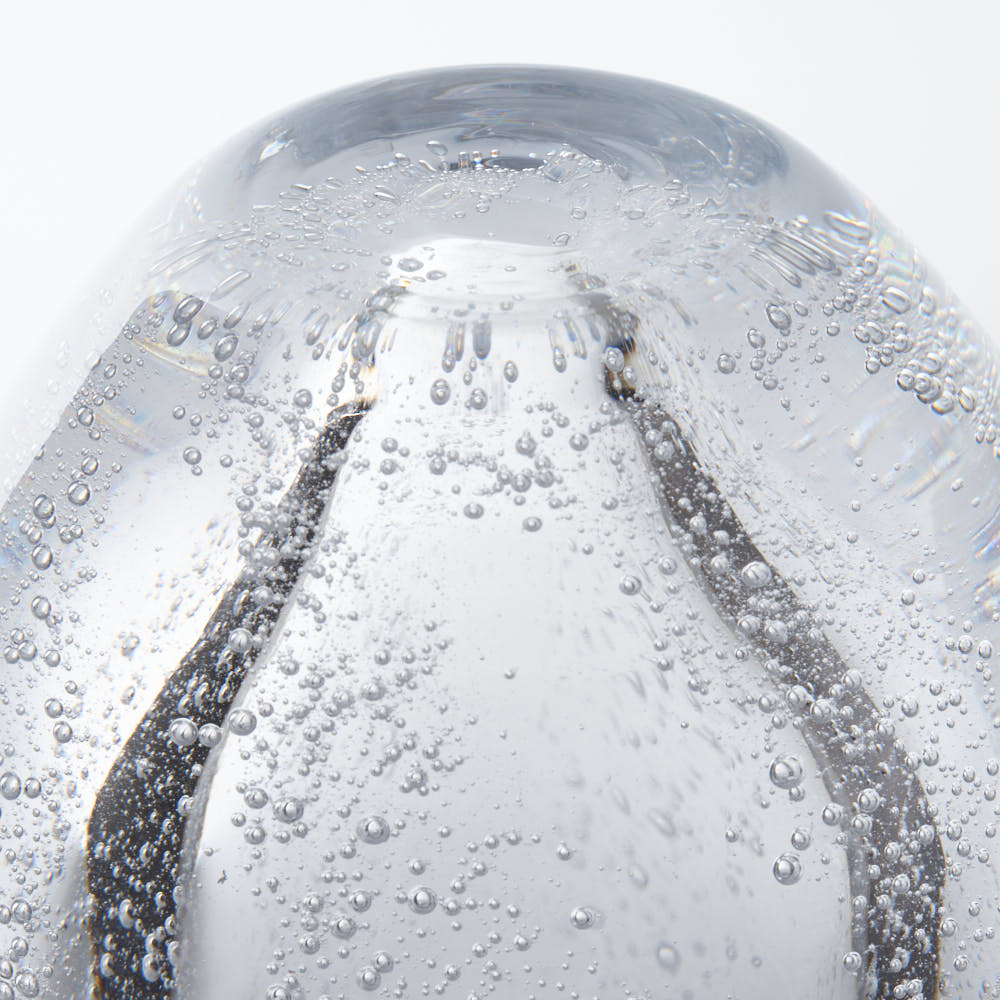 ガラス作家 村石信茂 水の球体(大) さざ波硝子店 ガラスもの
