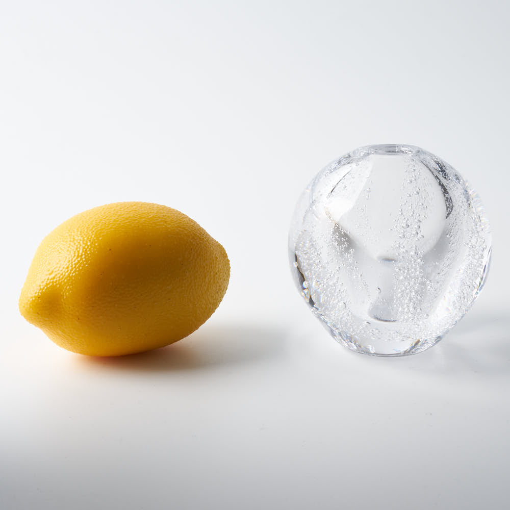 ガラス作家 村石信茂 水の球体(小) さざ波硝子店 ガラスもの