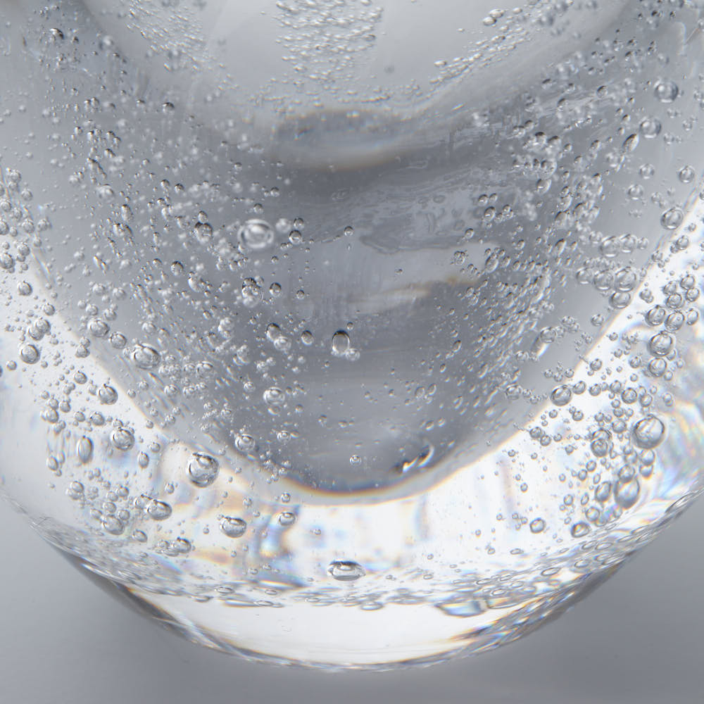 ガラス作家 村石信茂 水の球体(小) さざ波硝子店 ガラスもの