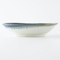 作家 水谷和音 オーバル深皿M(アイアンブルー) 作家 水谷和音 陶磁器作家もの