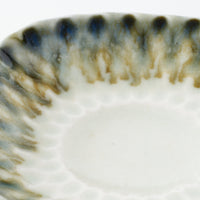 作家 水谷和音 網豆皿(アイアンブルー) 作家 水谷和音 陶磁器作家もの