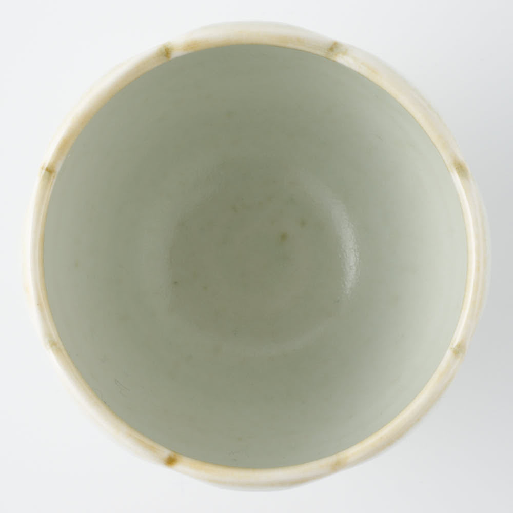 作家 水谷和音 はなカップ(灰釉) 作家 水谷和音 陶磁器作家もの