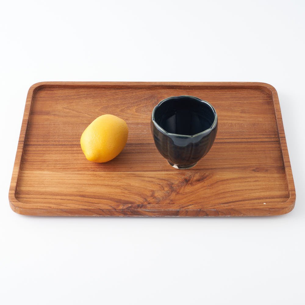 作家 水谷和音 はなカップ(瑠璃釉) 作家 水谷和音 陶磁器作家もの