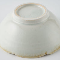 作家 水谷和音 しのぎ輪花 4寸鉢(灰釉) 作家 水谷和音 陶磁器作家もの