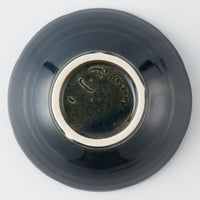 作家 水谷和音 しのぎ輪花 4寸鉢(瑠璃釉) 作家 水谷和音 陶磁器作家もの