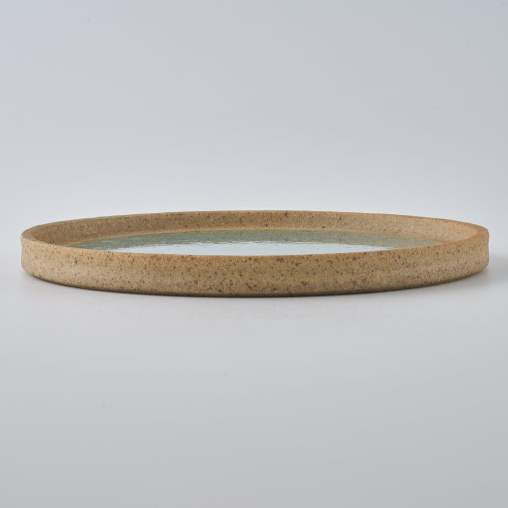 工房橙 作家 鈴木隆 みかん灰釉皿No.1 工房橙 作家 鈴木隆 陶磁器作家もの