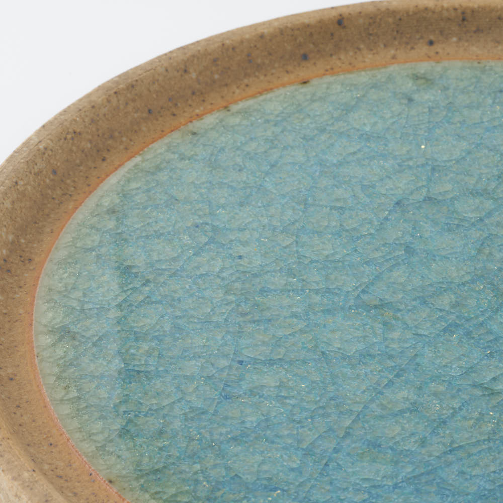 工房橙 作家 鈴木隆 みかん灰釉皿No.1 工房橙 作家 鈴木隆 陶磁器作家もの