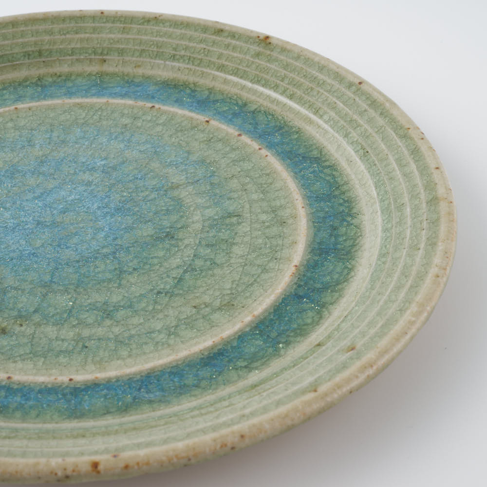 工房橙 作家 鈴木隆 みかん灰釉皿No.2 工房橙 作家 鈴木隆 陶磁器作家もの