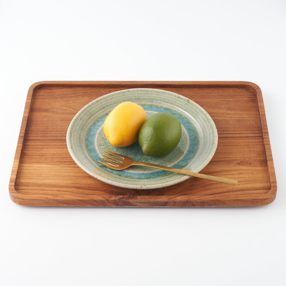 工房橙 作家 鈴木隆 みかん灰釉皿No.2 工房橙 作家 鈴木隆 陶磁器作家もの