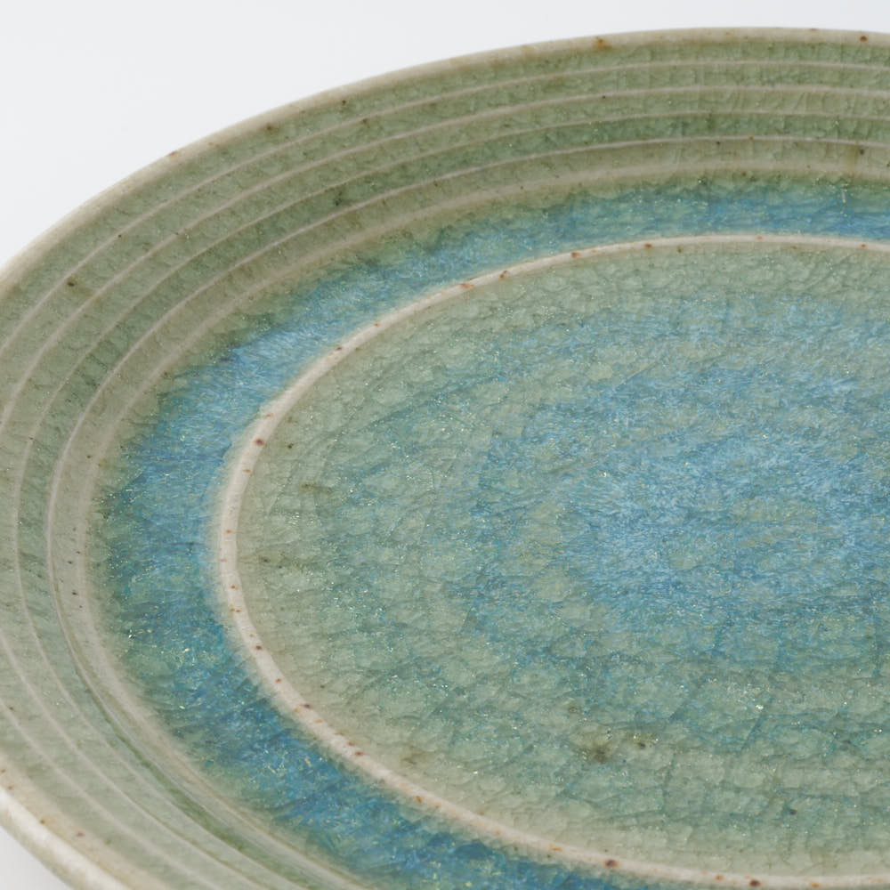 工房橙 作家 鈴木隆 みかん灰釉皿No.2 工房橙 作家 鈴木隆 陶磁器作家もの