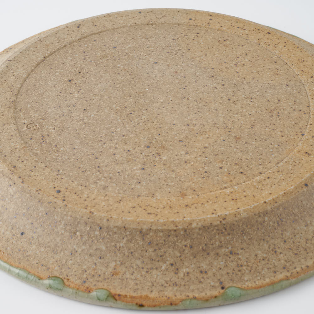 工房橙 作家 鈴木隆 みかん灰釉皿No.2 工房橙 作家 鈴木隆 陶磁器作家もの