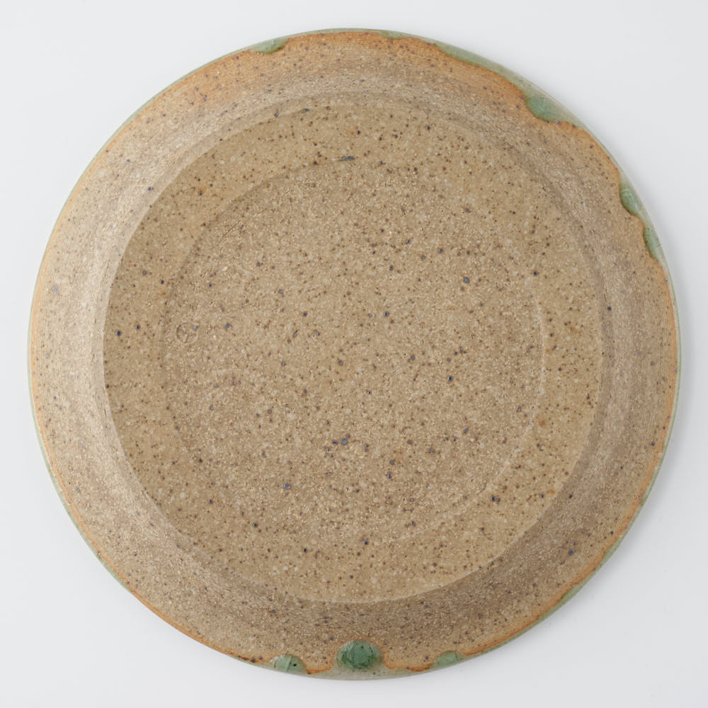 工房橙 作家 鈴木隆 みかん灰釉皿No.2(小) 工房橙 作家 鈴木隆 陶磁器作家もの