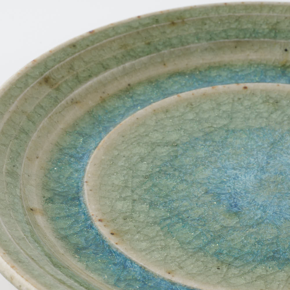 工房橙 作家 鈴木隆 みかん灰釉皿No.2(小) 工房橙 作家 鈴木隆 陶磁器作家もの