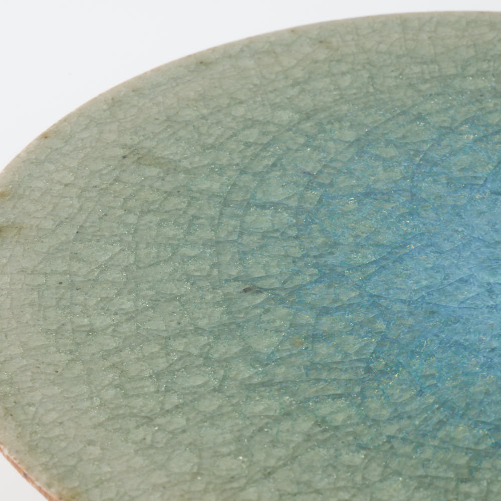 工房橙 作家 鈴木隆 みかん灰釉台皿 工房橙 作家 鈴木隆 陶磁器作家もの