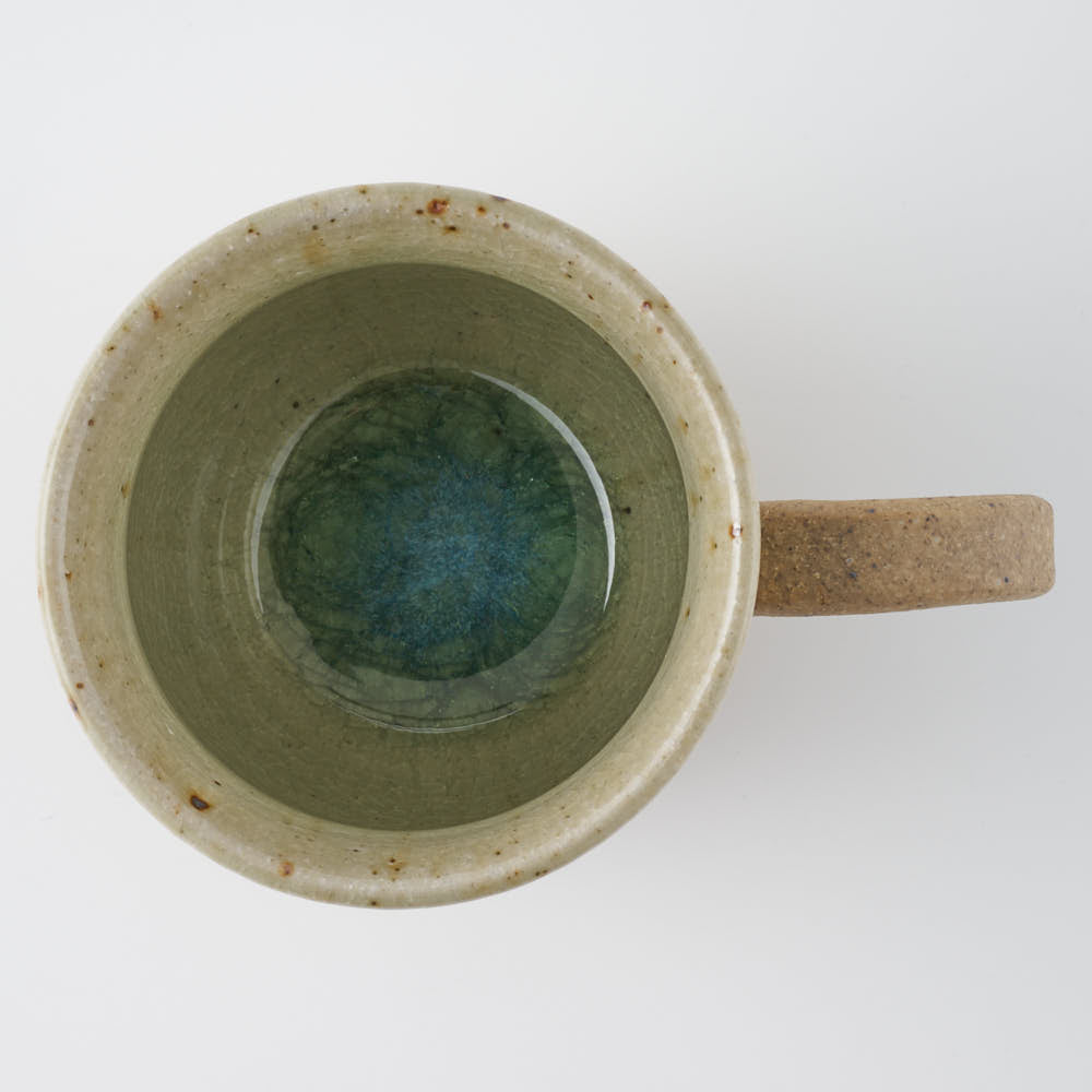 工房橙 作家 鈴木隆 みかん灰釉マグカップ 工房橙 作家 鈴木隆 陶磁器作家もの