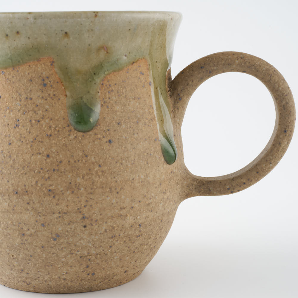 工房橙 作家 鈴木隆 みかん灰釉マグカップ 工房橙 作家 鈴木隆 陶磁器作家もの