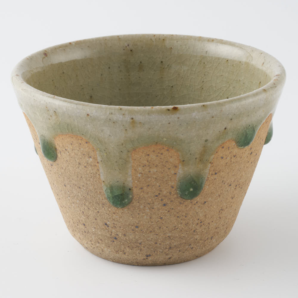 工房橙 作家 鈴木隆 みかん灰釉蕎麦猪口 工房橙 作家 鈴木隆 陶磁器作家もの