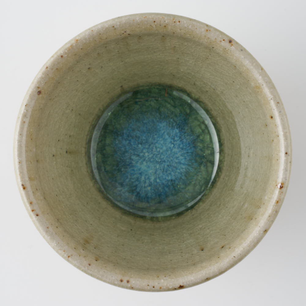 工房橙 作家 鈴木隆 みかん灰釉蕎麦猪口 工房橙 作家 鈴木隆 陶磁器作家もの