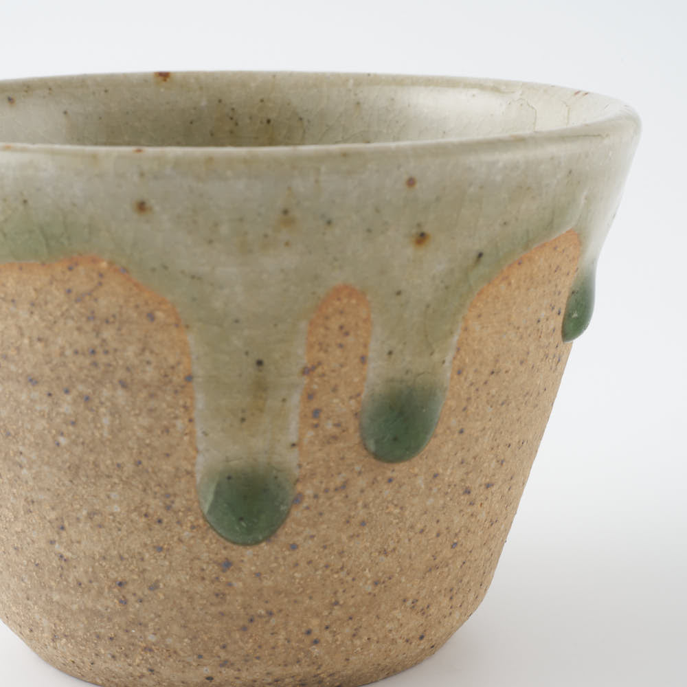 工房橙 作家 鈴木隆 みかん灰釉蕎麦猪口 工房橙 作家 鈴木隆 陶磁器作家もの