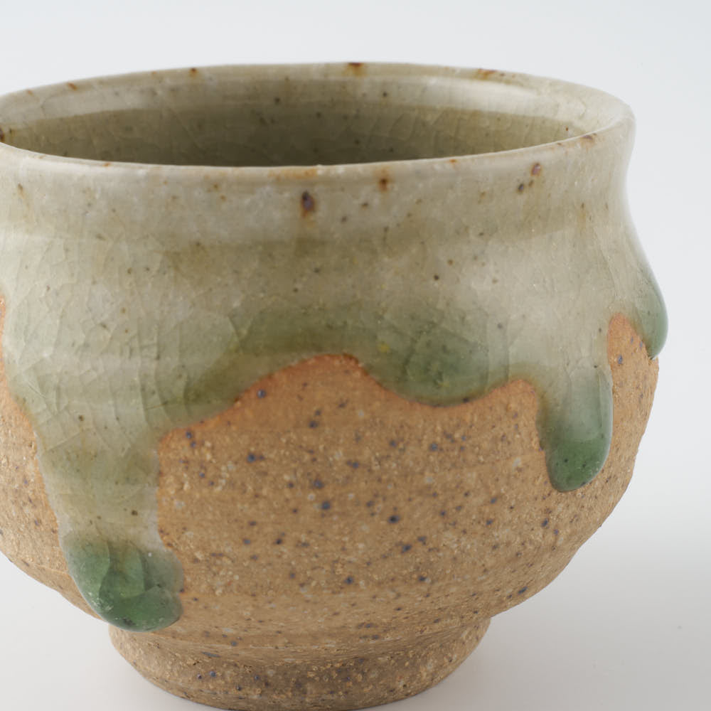 工房橙 作家 鈴木隆 みかん灰釉ぐい呑みNo.1 工房橙 作家 鈴木隆 陶磁器作家もの